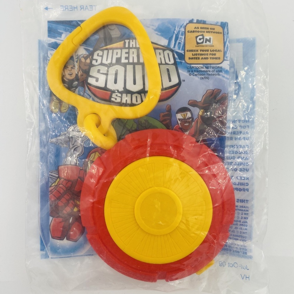 Marvel Burger King Exclusive Super Hero Squad Iron Man Light-Up Clip-On 2009‎